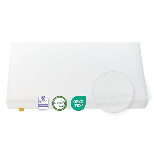 ATTABABY Crib Mattress, JPMA Certified Baby Mattress, Breathable Surface, CertiPUR-US and Oeko-TEX Approved, Standard Full Size for Crib & Toddler Bed, Waterproof Machine Washable Cover, 52” x 27.6”