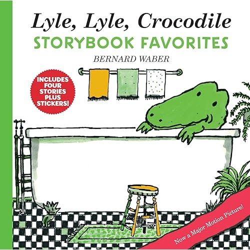 Lyle, Lyle, Crocodile Storybook Favorites: 4 Complete Books Plus Stickers! (Lyle the Crocodile) Hardcover – Picture Book, October 18, 2022