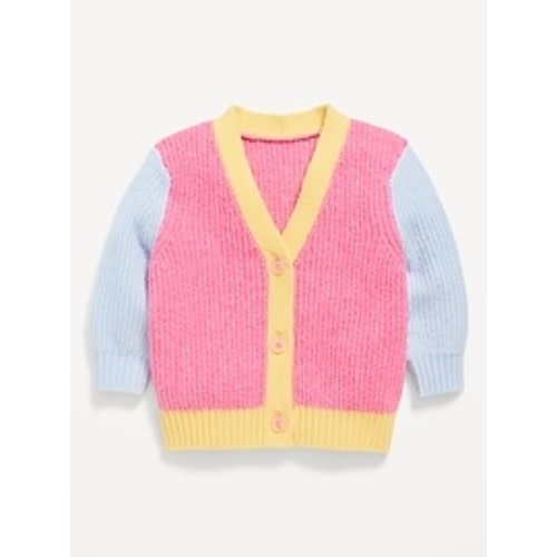 SoSoft Color-Block Cardigan Sweater for Baby | Old Navy