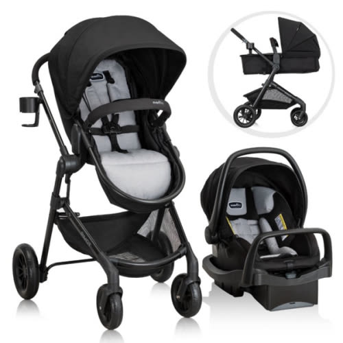 Evenflo Pivot Modular Travel System with LiteMax Infant Car Seat with Anti-Rebound Bar - Google Search