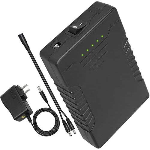 TalentCell 12V Rechargeable Lithium ion Battery Pack, DC Output for LED Strip, Heated Jacket, Spectra Pump, CCTV Camera and More, 11.1V 6000mAh Portable Li-ion Power Bank with 12.6V 1A Charger