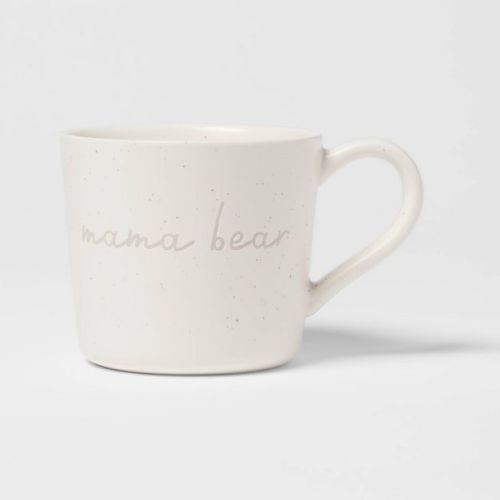 15oz Stoneware Mama Bear Mug - Threshold™: Mom Coffee Cup, Bpa-free, Microwave & Dishwasher Safe, Hot Beverage Mugs