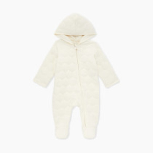 Burt's Bees Baby Honeycomb Quilted Bunting - Eggshell, Newborn