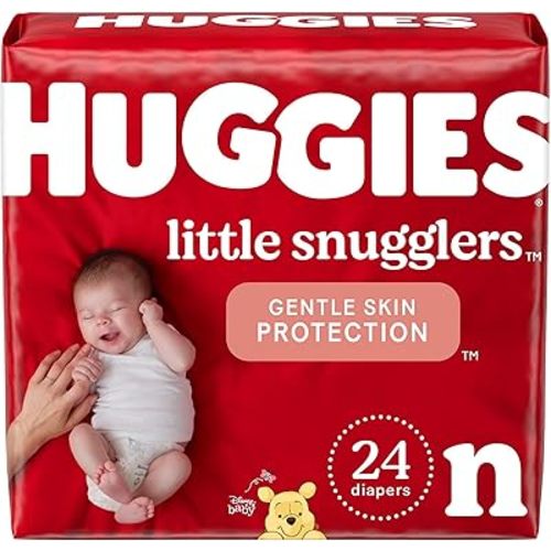 Heavy Absorbency Disposable Unisex Little Snugglers Newborn Baby Diaper, 288 per Case