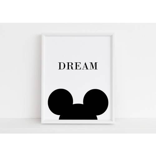 Mouse Dream Wall Art, Decor, Wall Art, Gifts, Home Decor, Print, Printable Wall Art, Digital Download, Wall Decor, Art Print