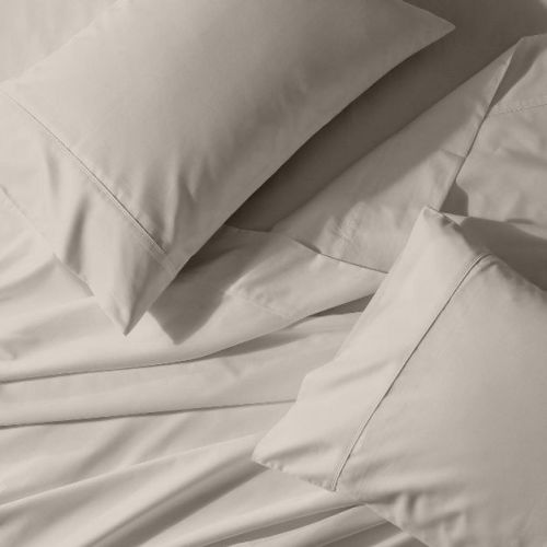 Egyptian Linens Easy Care Sheet Set - Solid 650 Thread Count Linen King
