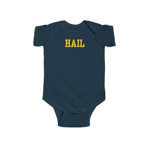 Michigan Wolverines Infant Onesie, Hail University of Michigan Babies Romper