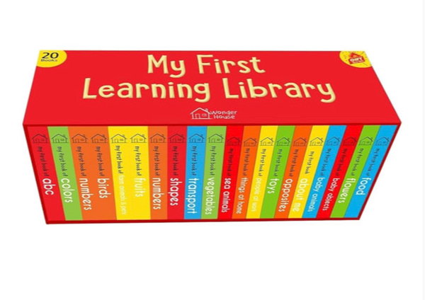 My First Complete Learning Library: Boxset of 20 Board Books Gift Set for Kids