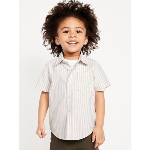 Printed Short-Sleeve Oxford Shirt for Toddler Boys | Old Navy