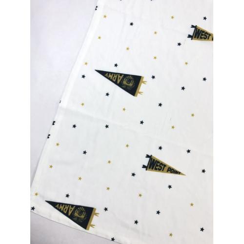 USMA West Point Pennant Swaddle Blanket with Optional Headband, Knotted Hat or Flat Hat, Gender Neutral Army Themed Baby Gift
,
Swaddle Only