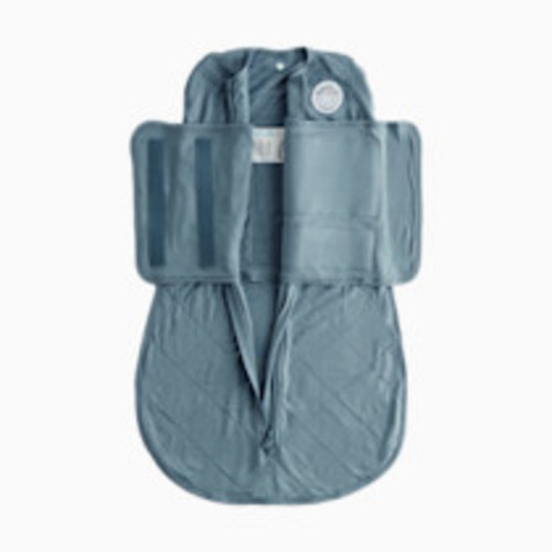 Dreamland Baby Co. Bamboo Classic Swaddle (Non-weighted) - Ocean Blue, 0-6 Months