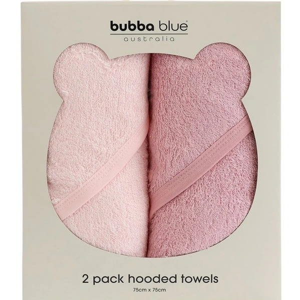 Sundae Hooded Towels 2 Pack in Cupcake