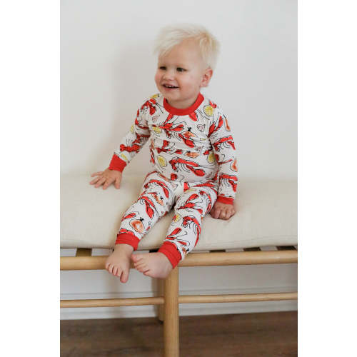 Crawfish 2 Piece Bamboo Pajama Set