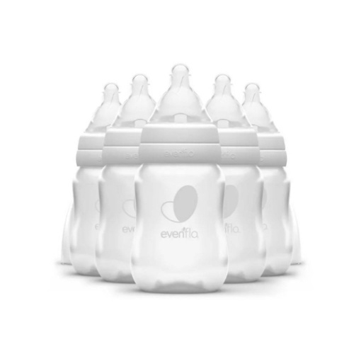 Evenflo Feeding Premium Proflo Venting Balance Plus Standard Neck Baby, Newborn and Infant Bottles - Developed by Pediatric Feeding Specialists - 4 Ounce (Pack of 6)