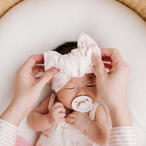 Oversized Topknot | Pink Bows
