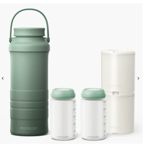 portable breast milk cooler - pink