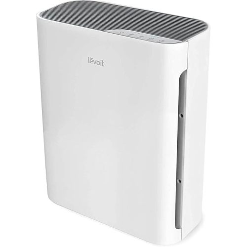 LEVOIT Air Purifiers for Home Large Room, Main Filter Cleaner with Washable Filter for Allergies, Smoke, Dust, Pollen, Quiet Odor Eliminators for Bedroom, Pet Hair Remover, Vital 100, White