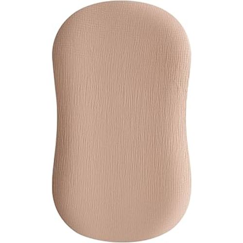 Konssy Muslin Baby Lounger Cover 1 Pack, 100% Cotton Newborn Lounger Cover, Soft and Breathable Lounger Slipcover, Cover Only (Toffee)