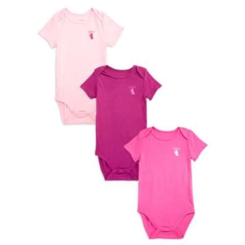 Baby Girl's 3-Piece Logo Bodysuit Set
