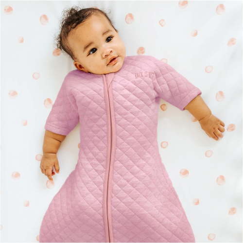 HALO Easy Transition Sleepsack Wearable Blanket, TOG 1.5, Heather Pink, Girls, Small, 3-6 Months
