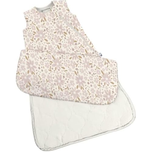 GUNAMUNA günamüna Unisex Baby, Toddler Wearable Blanket, Sleeping Bag Bamboo Rayon, Sleep Sack with Diaper Zipper, 1.0 TOG