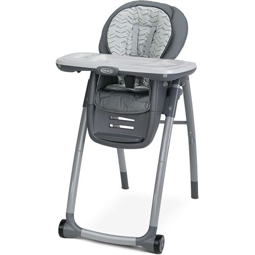 Graco Table2Table Premier Fold 7 in 1 Convertible High Chair | Converts to Dining Booster Seat, Kids Table and More, Landry, 15x19.29x27 Inch (Pack of 1)