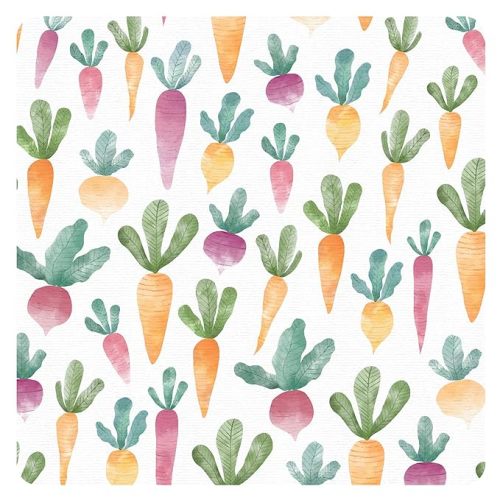 BapronBaby Farm Produce Bapron - No Neck Tie Safer Bib for Baby & Toddler - Soft Waterproof Stain Resistant - Machine Washable - Sz Baby/Toddler 6m-3T