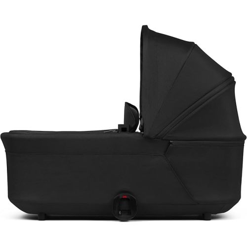 Joolz Hub2 Compact Pushchair Carrycot for Newborns, Ergonomic Design, UPF 50+ Sun Protection, Lightweight (7.6 lbs), Easy to Carry, Machine Washable - Space Black