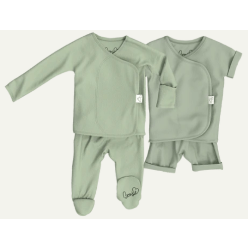 Baby Bundle - Avocado Footie + Romper – Bonsie Skin to Skin Babywear