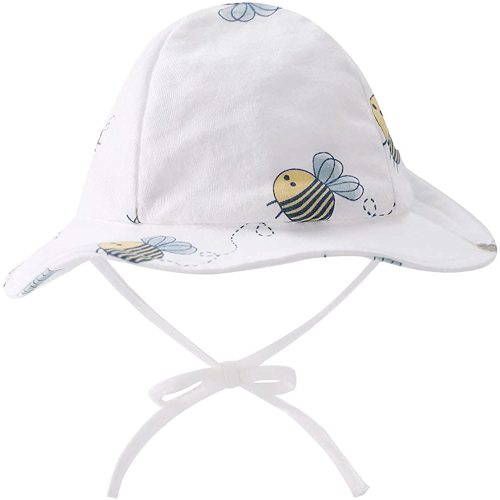 pureborn Baby Toddler Bucket Hat for Infant Boys Girls Kids Breathable Sun Hat with Chin Strap