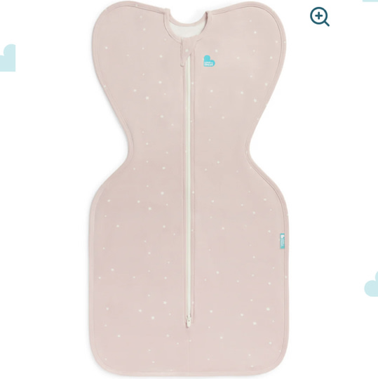 Swaddle Up™ 1.0 TOG Cotton Powder Pink Twinkle