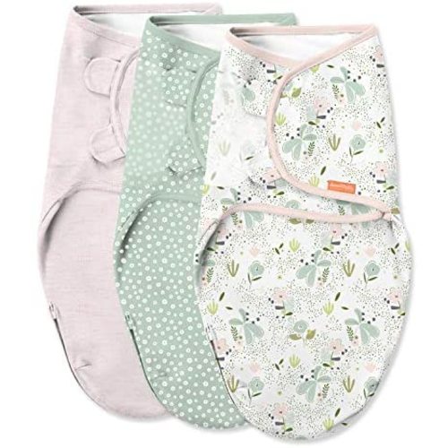 SwaddleMe Easy Change Swaddle(Peekaboo Panda) - Size Small/Medium, 0-3 Months, 3 Count (Pack of 1)