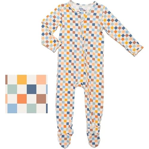 Footie Pajamas - Viscose Bamboo Toddler Pajamas - Bamboo Pajamas Toddler - Baby Onesies