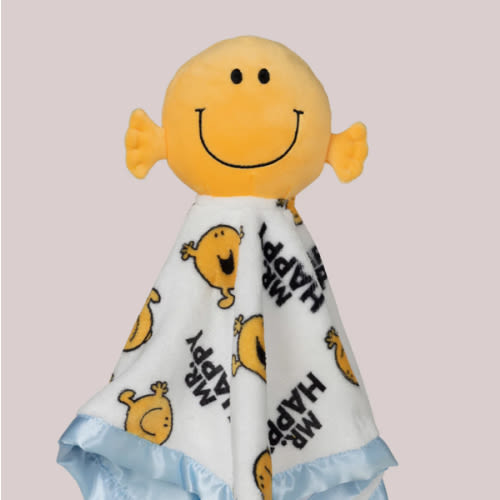 JuJuBe x Studio Oh! Plush Character Security Blanket - Mr. Happy&trade;