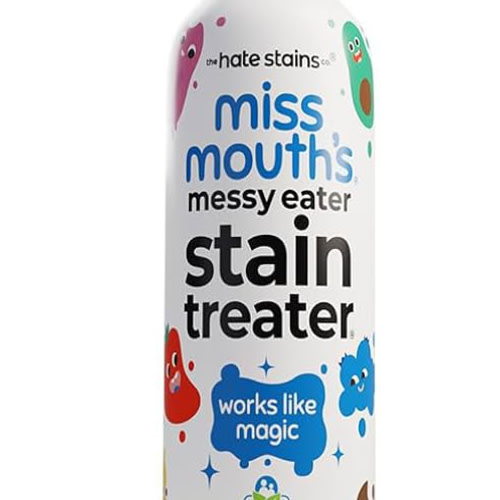 Miss Mouth's Messy Eater Stain Treater Spray - 4oz Stain Remover - Newborn & Baby Essentials - No Dry Cleaning Food, Grease, Coffee Off Laundry, Underwear, Fabric