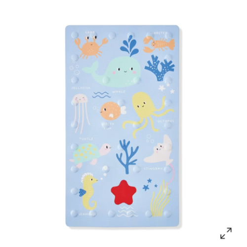 Bath Mat with Heat Indicator