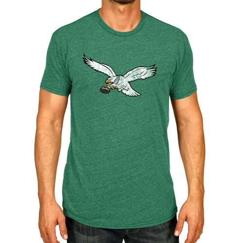 Team Fan Apparel NFL Modern Throwback T-Shirt - Cotton & Polyester Short Sleeve Adult Sports Tee