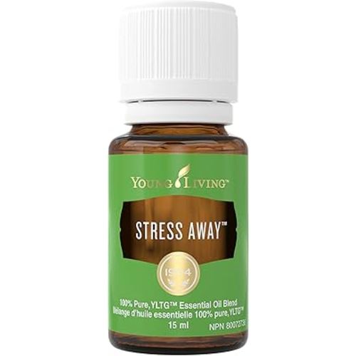 Young Living Essential Oil Blend | Refreshing & Soothing Aroma | 100% Pure Essential Oil for Home, Work, & Personal Use | Stress Away | 15 ml