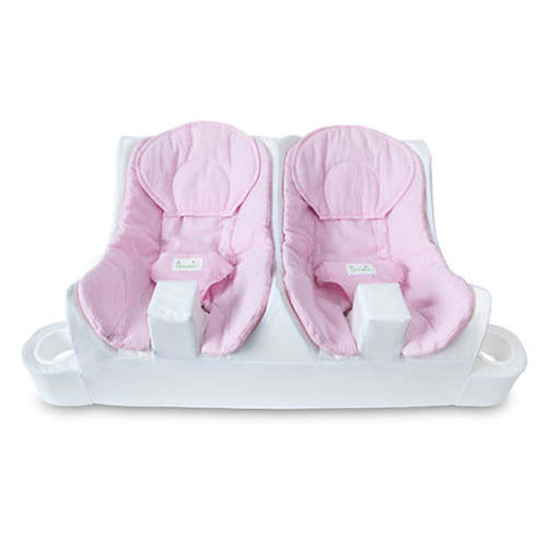 Extra Seat Inserts - Seersucker Pink