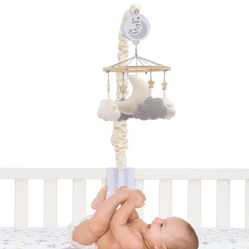 Goodnight Moon Musical Baby Crib Mobile Soother Toy - Stars/Clouds – Lambs & Ivy