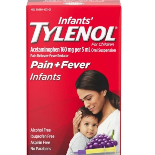 Infants' Tylenol Acetaminophen Liquid Medicine, Grape, 1 fl. oz