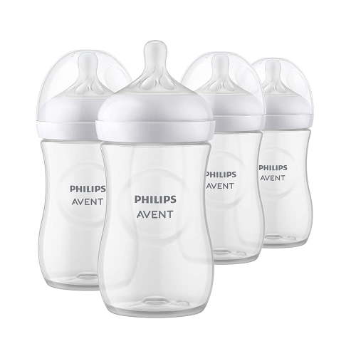 Philips Avent Natural Baby Bottle, Anti-Colic, 9oz, 4pk, SCY903/04