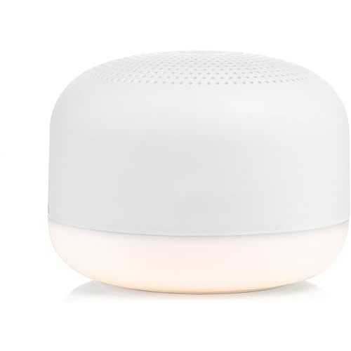 Yogasleep Travel Mini Portable White Noise Sound Machine | 6 Soothing Sounds | Soft Dimable Night Light | Compact Sleep Therapy for Adults & Baby | USB Rechargeable | Lanyard for Easy Hanging