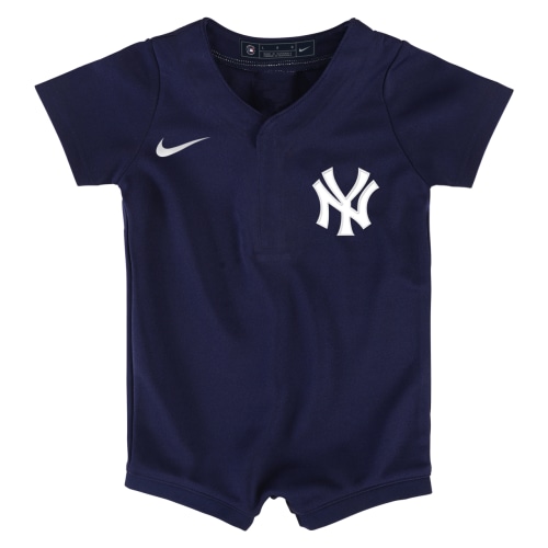 Yankees Baby Navy Cool Base Jersey Romper