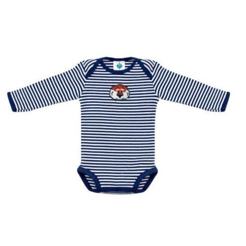 AUB | Infant Striped Long Sleeve Bodysuit | Alumni Hall