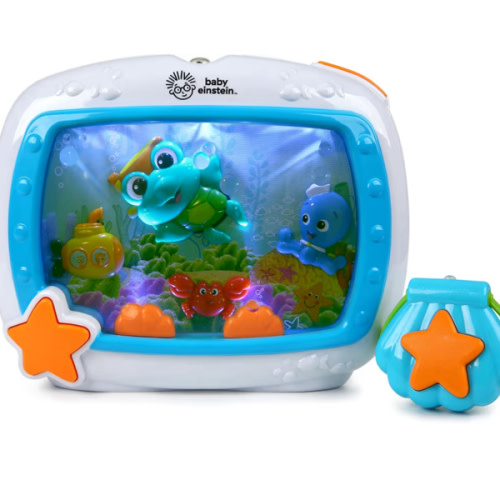 Baby Einstein Sea Dreams Soother Musical Crib Toy and Sound Machine, Newborn and up