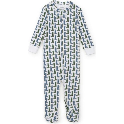 Parker Zipper Pajama, 0-3M