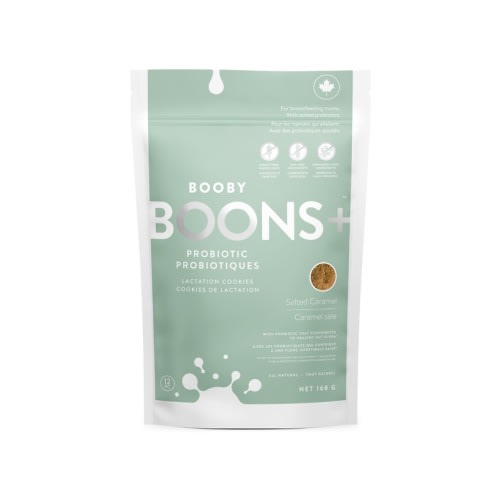 BOONS Salted Caramel Crunch Probiotic Lactation Cookies