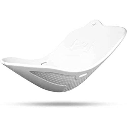 Puj – Puj Flyte Compact Infant Bathtub, Baby Bathtub for Newborns and Infants, Stylish Baby Bath Essentials for Home and Travel, 23.5 x 10.51 x 1.5 inches, White
