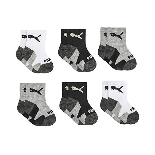 PUMA Baby 6 Pack Infant Anklet Socks